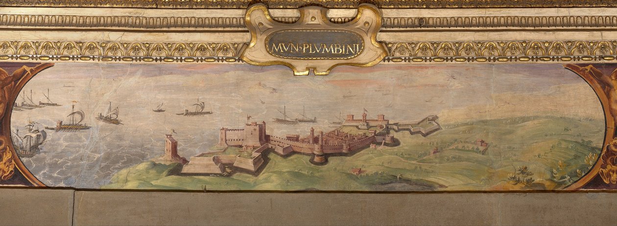 Pohled na Piombino, 1557-1558 od Giorgio Vasari