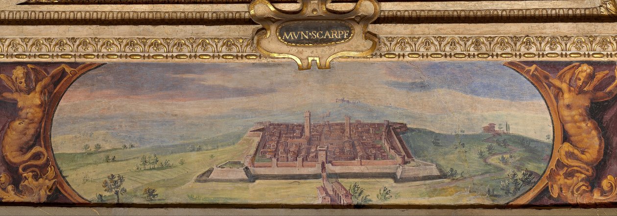 Pohled na Scarperia, 1557-1558 od Giorgio Vasari