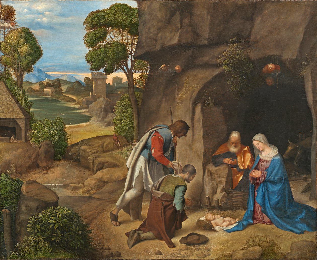 Klanění pastýřů, 1505-10 od Giorgione da Castelfranco