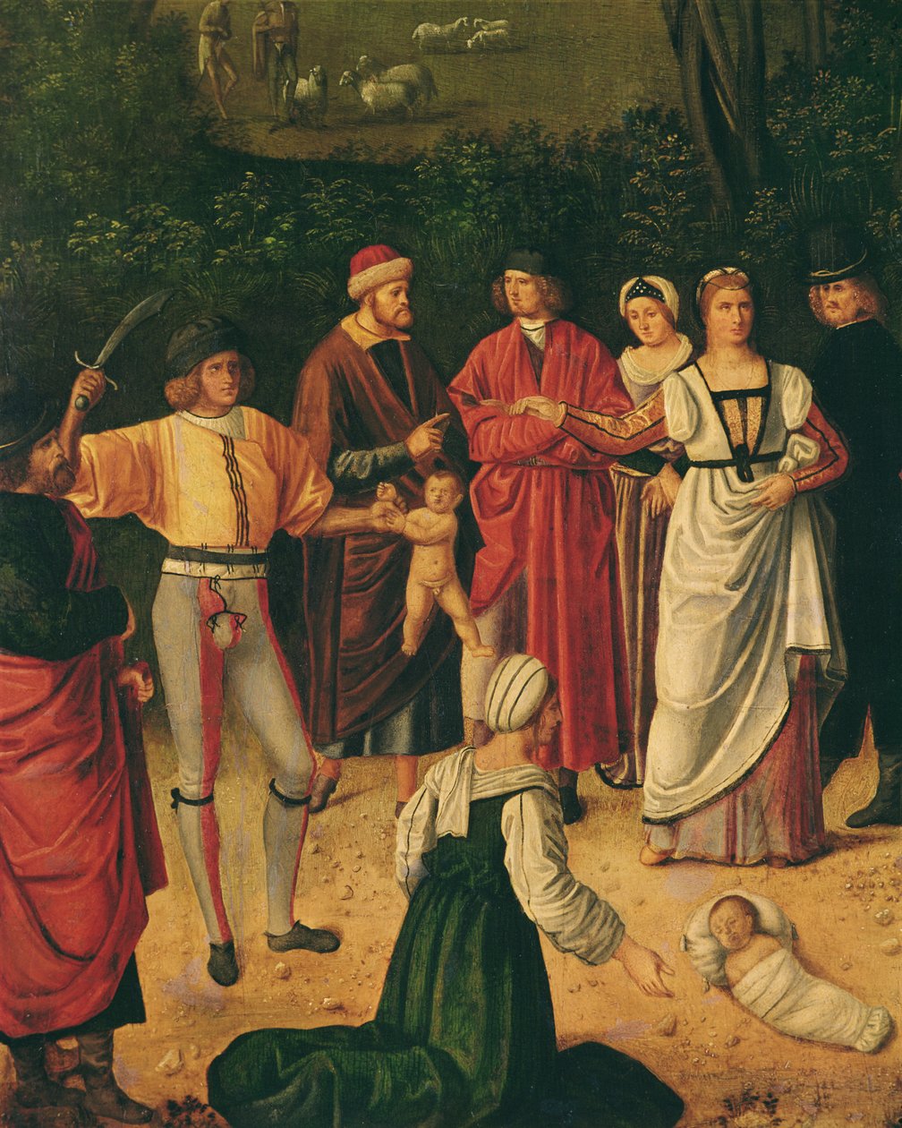 Šalamounův soud, 1505 od Giorgione da Castelfranco