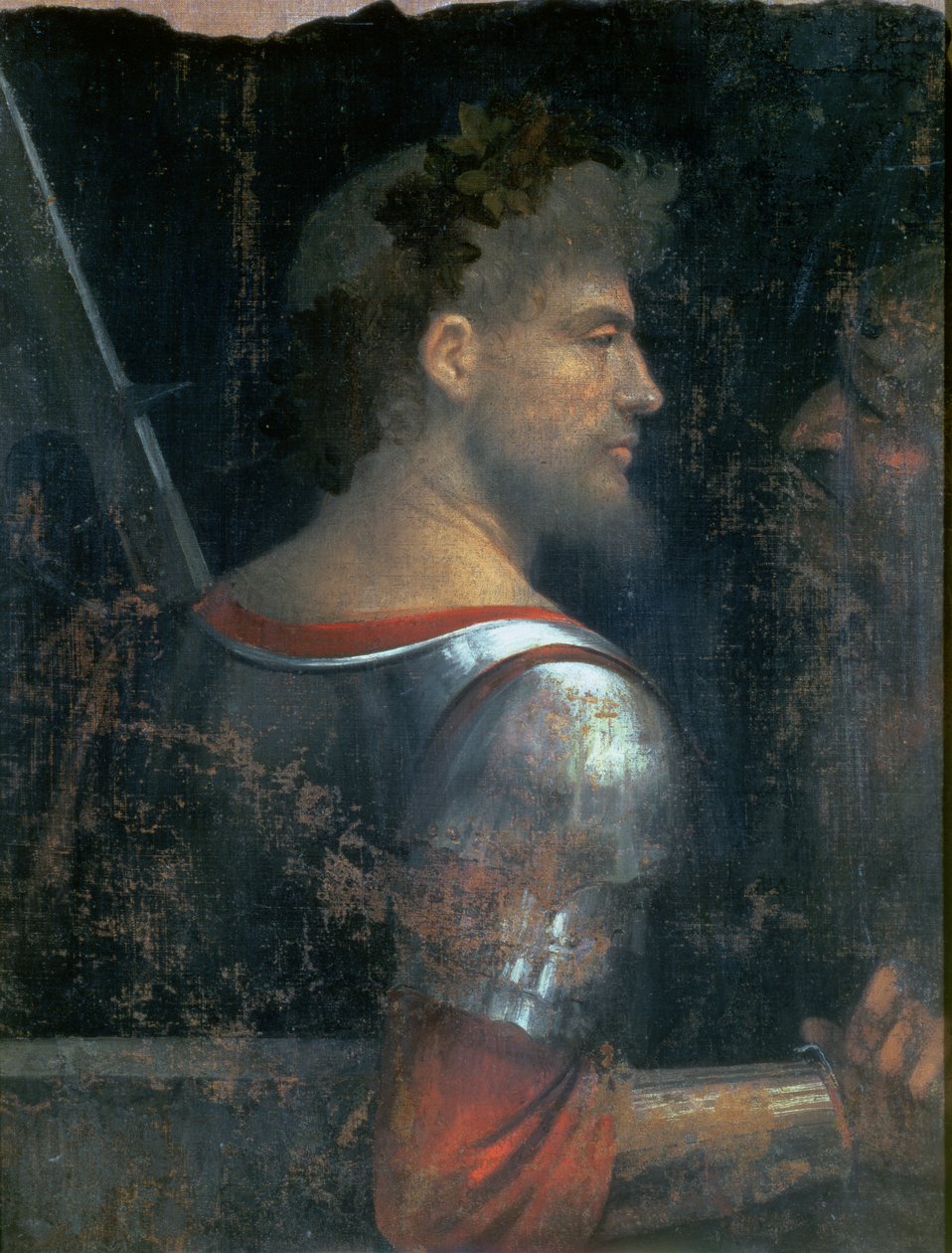 Voják, kolem 1505-10 od Giorgione da Castelfranco
