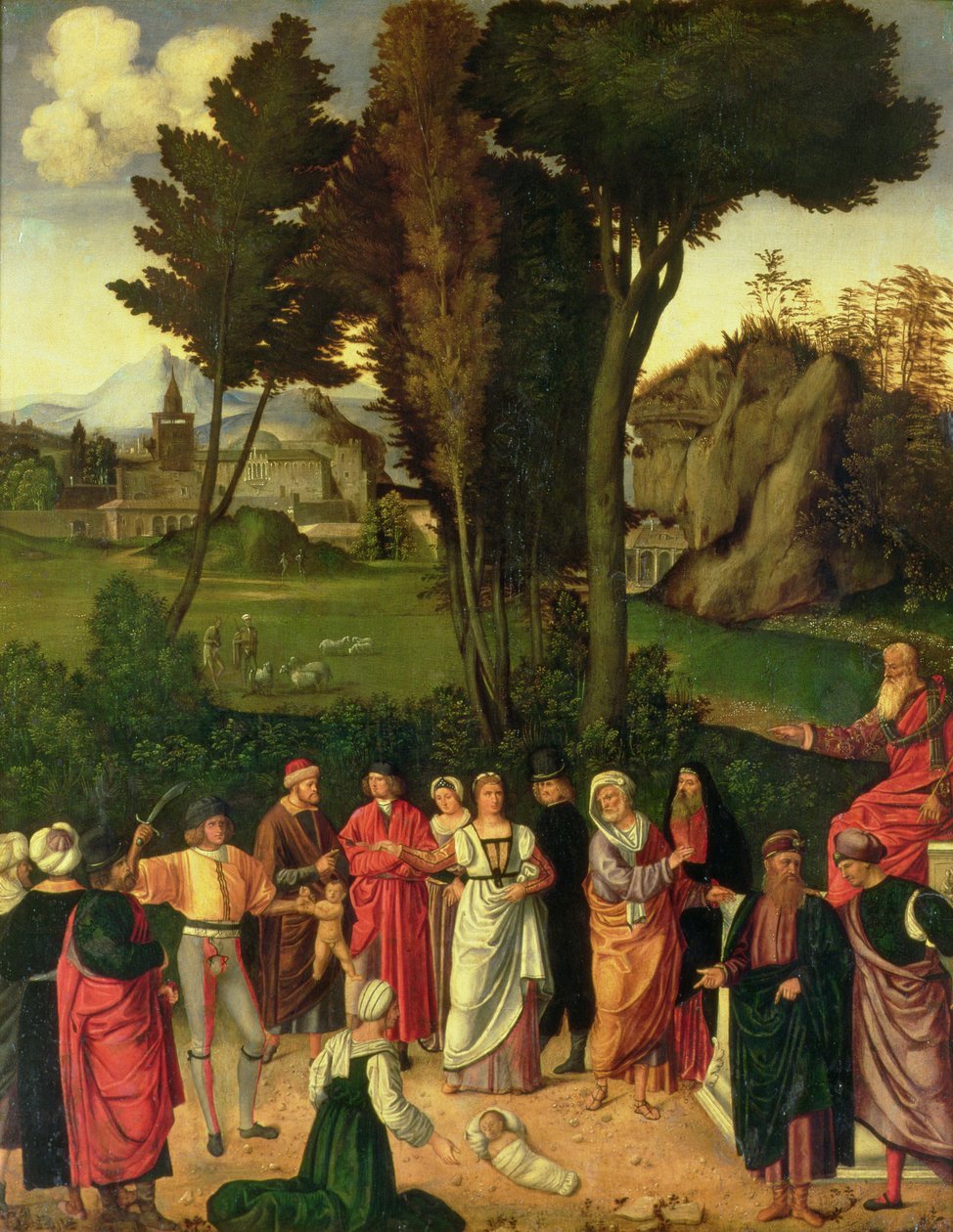 Soud Šalamounův, 1505 od Giorgione da Castelfranco