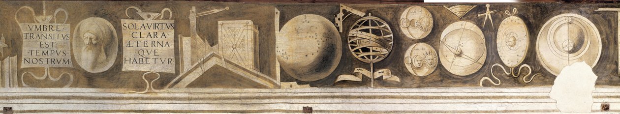 Artes Mechanicae. Frieze v Casa Pellizzari, c. 1500 od Giorgione da Castelfranco