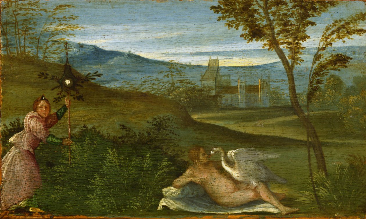 Leda a labuť, c. 1500 od Giorgione da Castelfranco