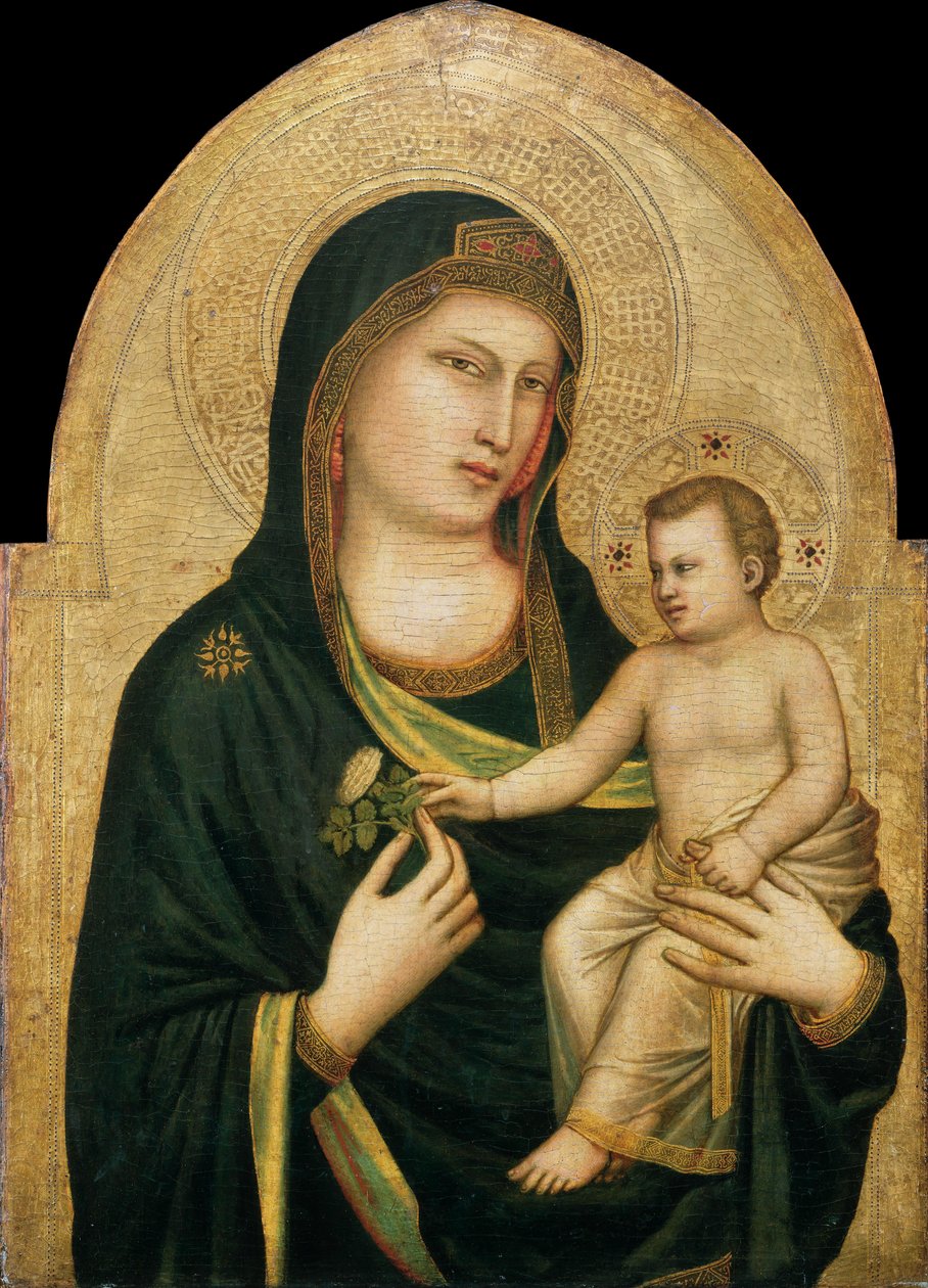 Madonna a dítě od Giotto di Bondone