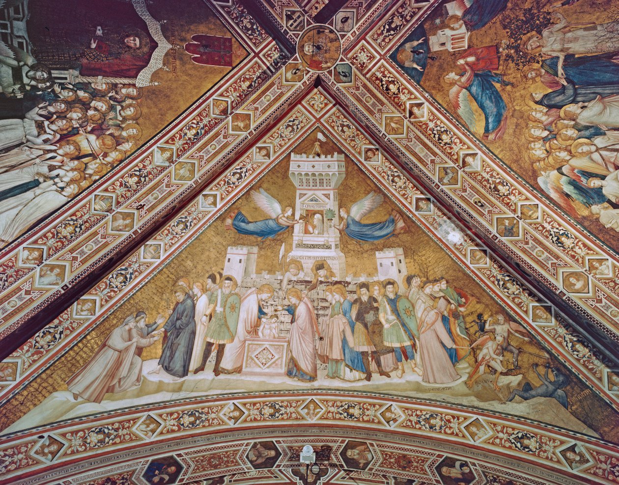 Alegorie cudnosti, kolem 1330 od Giotto di Bondone