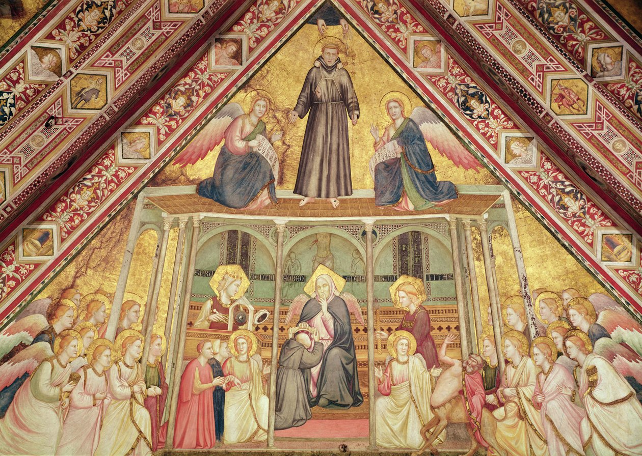 Alegorie poslušnosti, kolem 1330 od Giotto di Bondone
