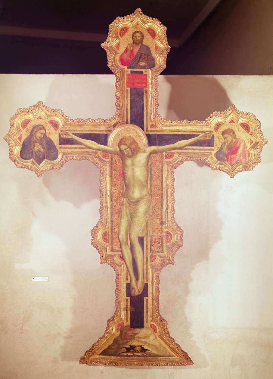 Krucifix (tempera na panelu) od Giotto di Bondone