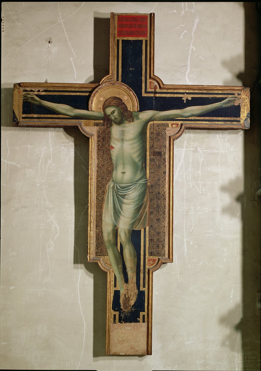 Krucifix z kaple Isoldy degli Atti, kolem roku 1312 (panel) od Giotto di Bondone