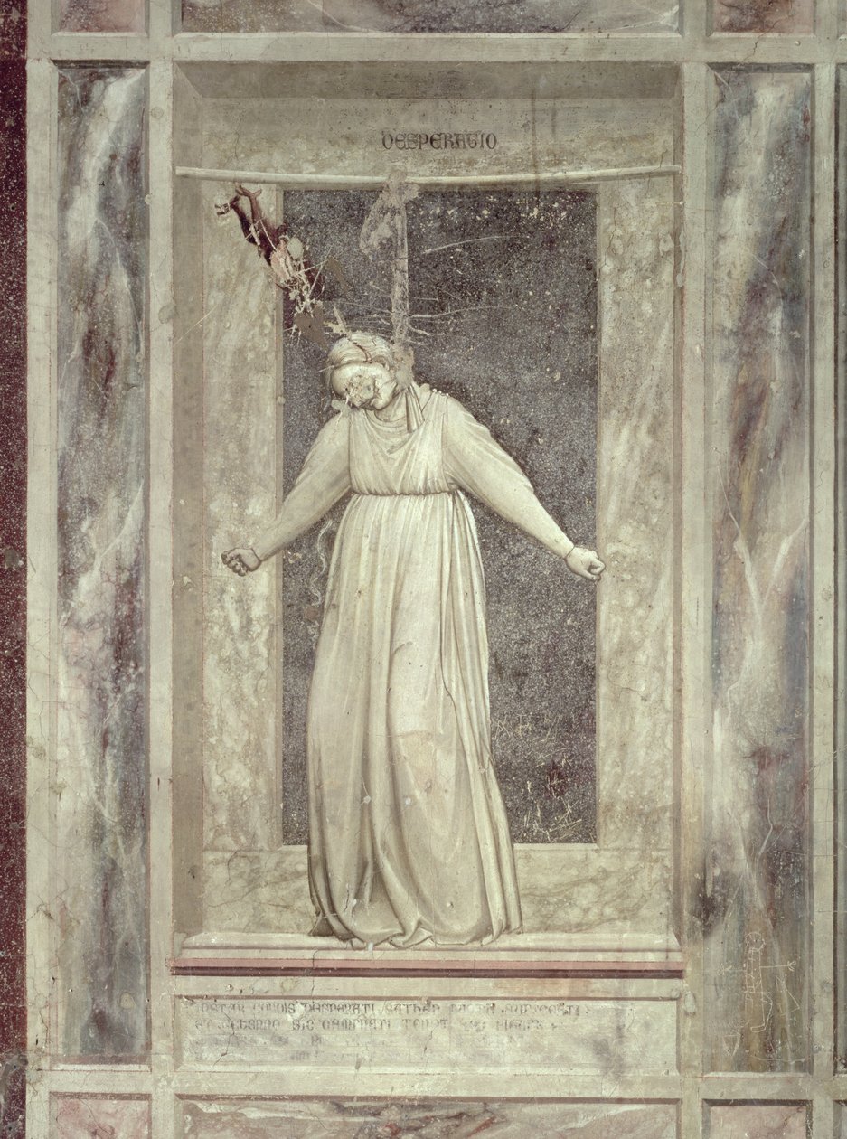 Zoufalství, kolem 1305 od Giotto di Bondone