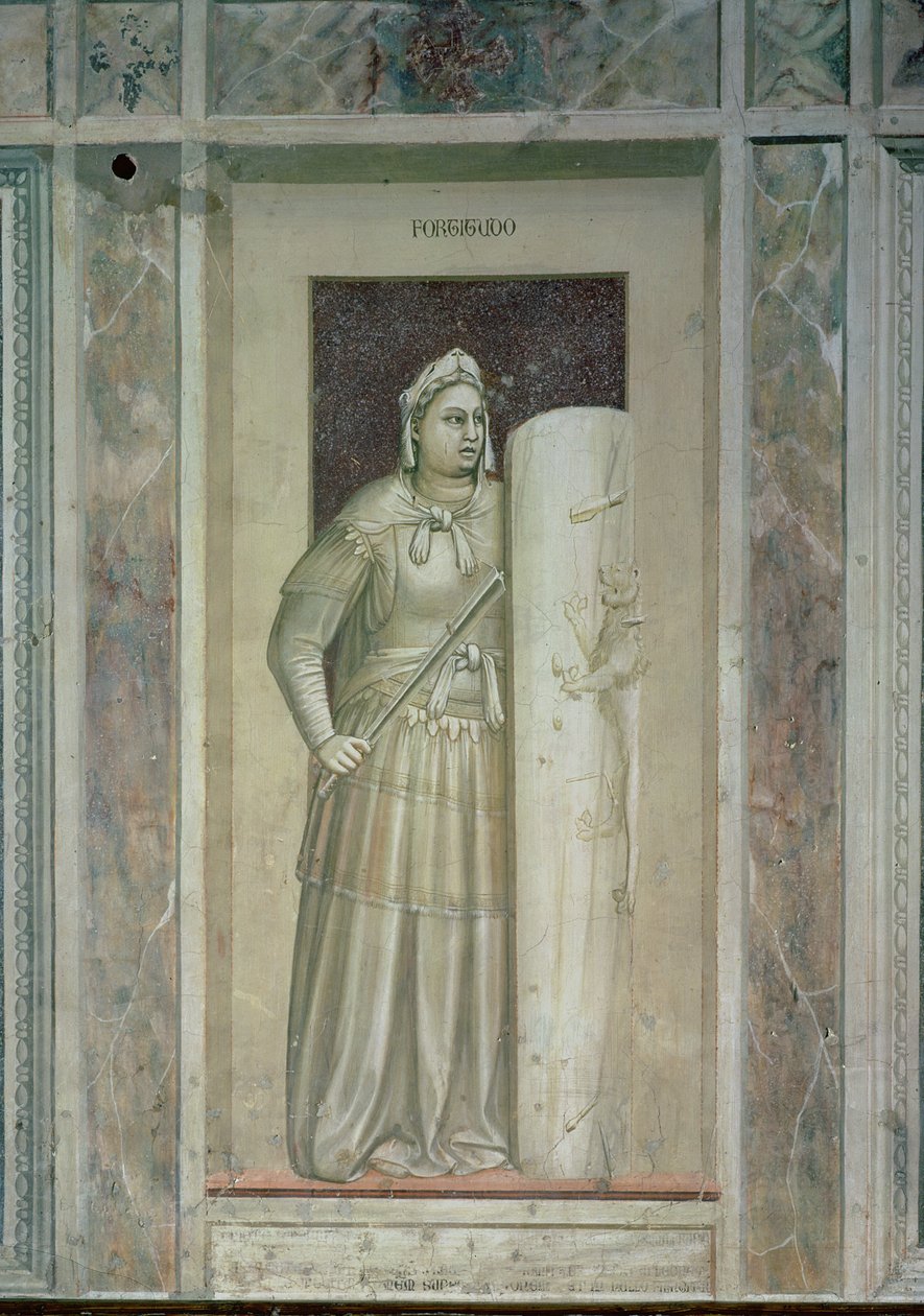 Fortitude, asi 1305 od Giotto di Bondone