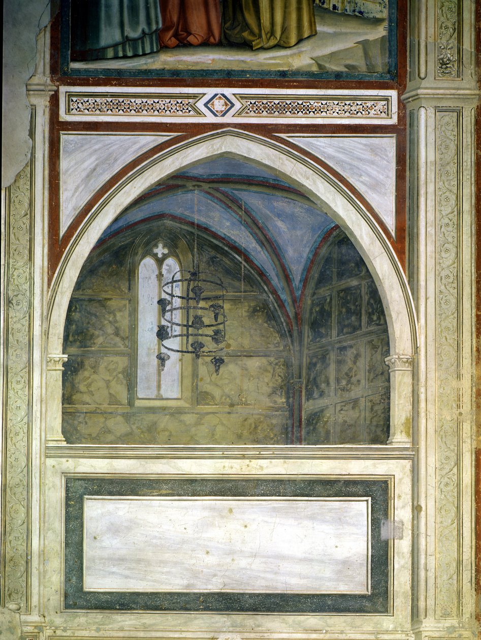 Gotická architektura, c.1305 od Giotto di Bondone