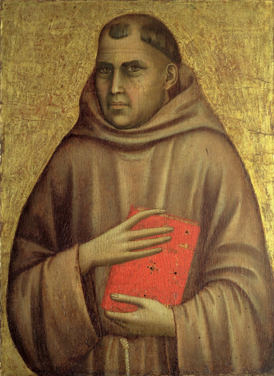 St. Anthony Abbot (asi 251-356) asi 1295 (tempera na panelu) od Giotto di Bondone