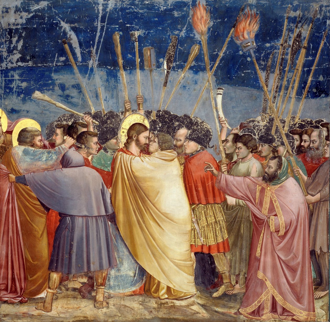 Zatčení Krista (Kiss of Judas) od Giotto di Bondone