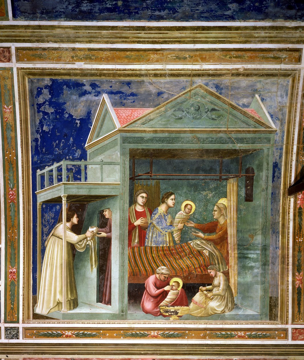 Narození Panny, c.1305 od Giotto di Bondone