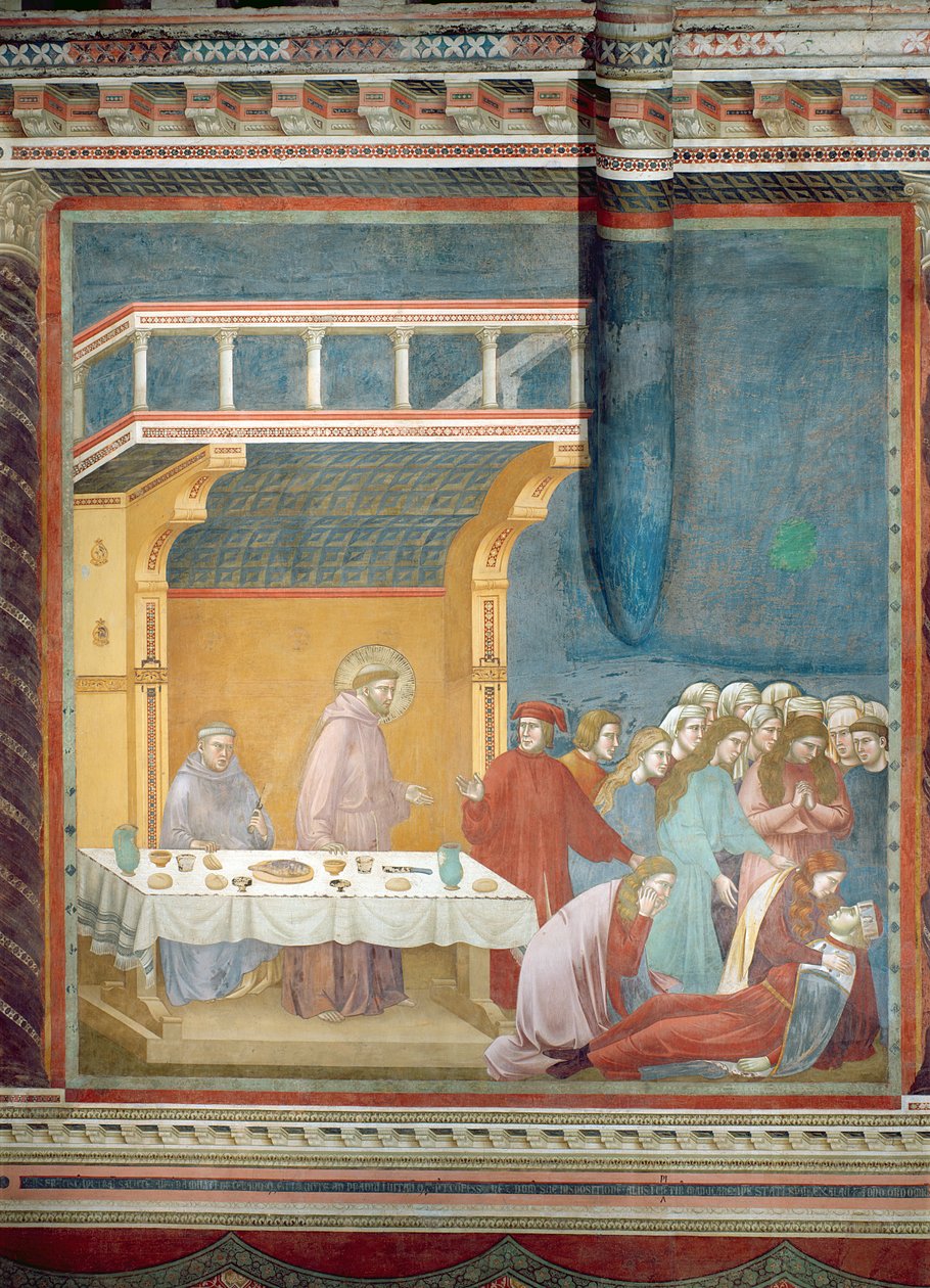 Smrt rytíře z Celana, 1297-1300 od Giotto di Bondone