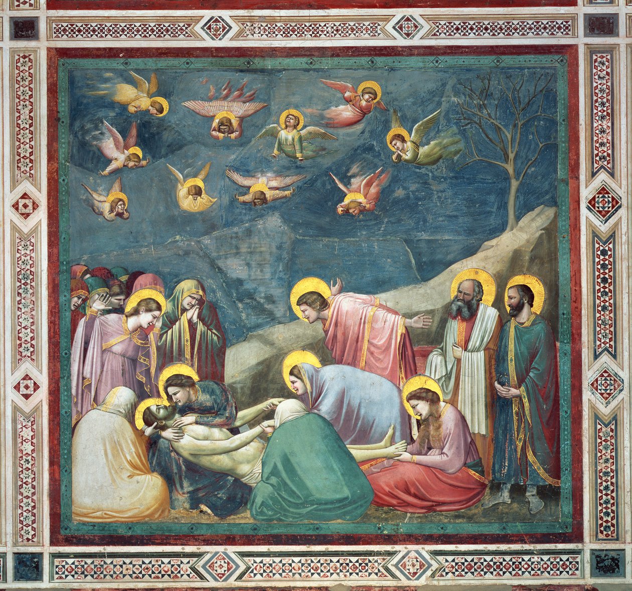 Oplakávání Krista, kolem roku 1305 od Giotto di Bondone