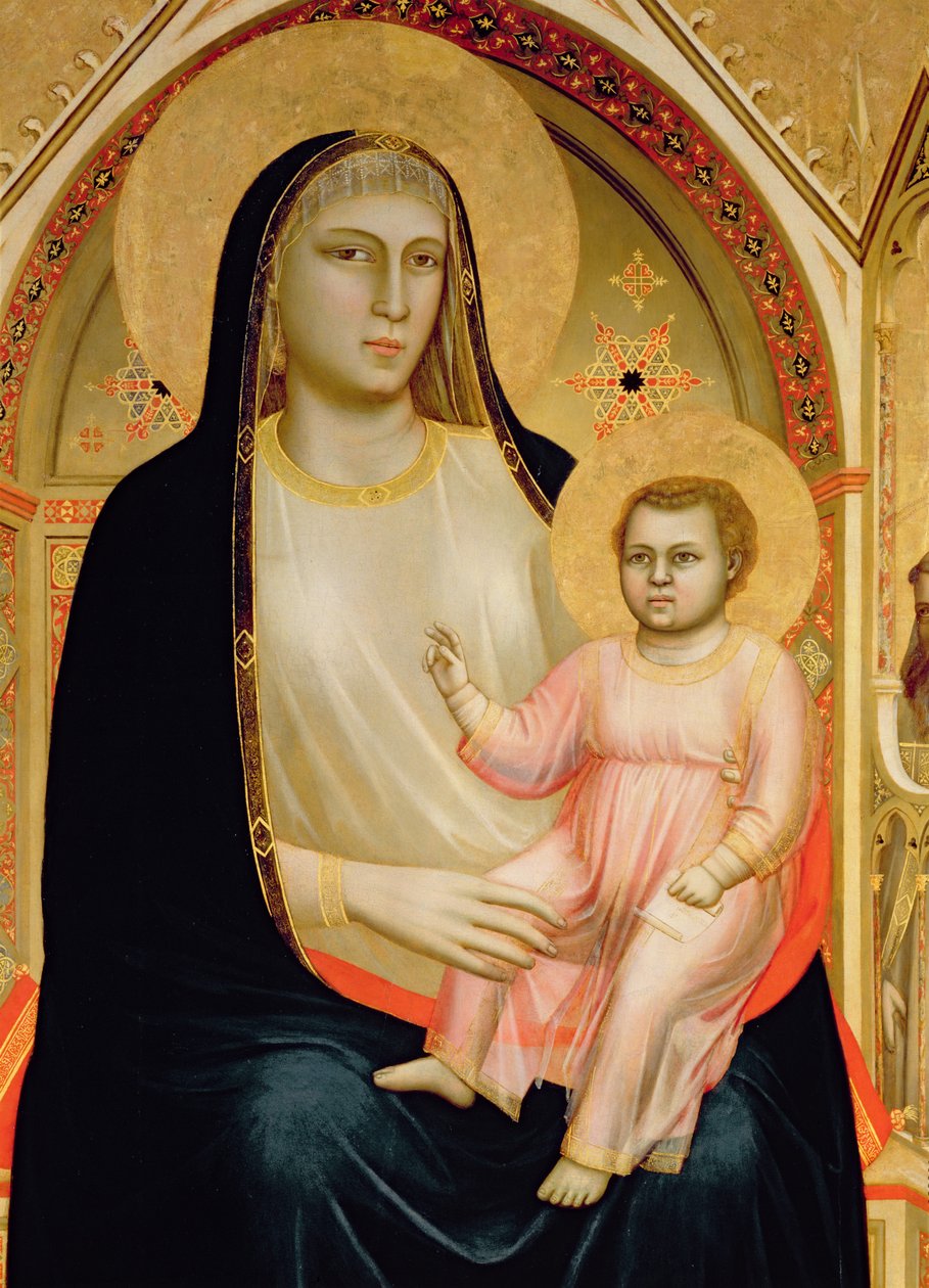 Madonna di Ognissanti, kolem 1310 (tempera na dřevě) od Giotto di Bondone