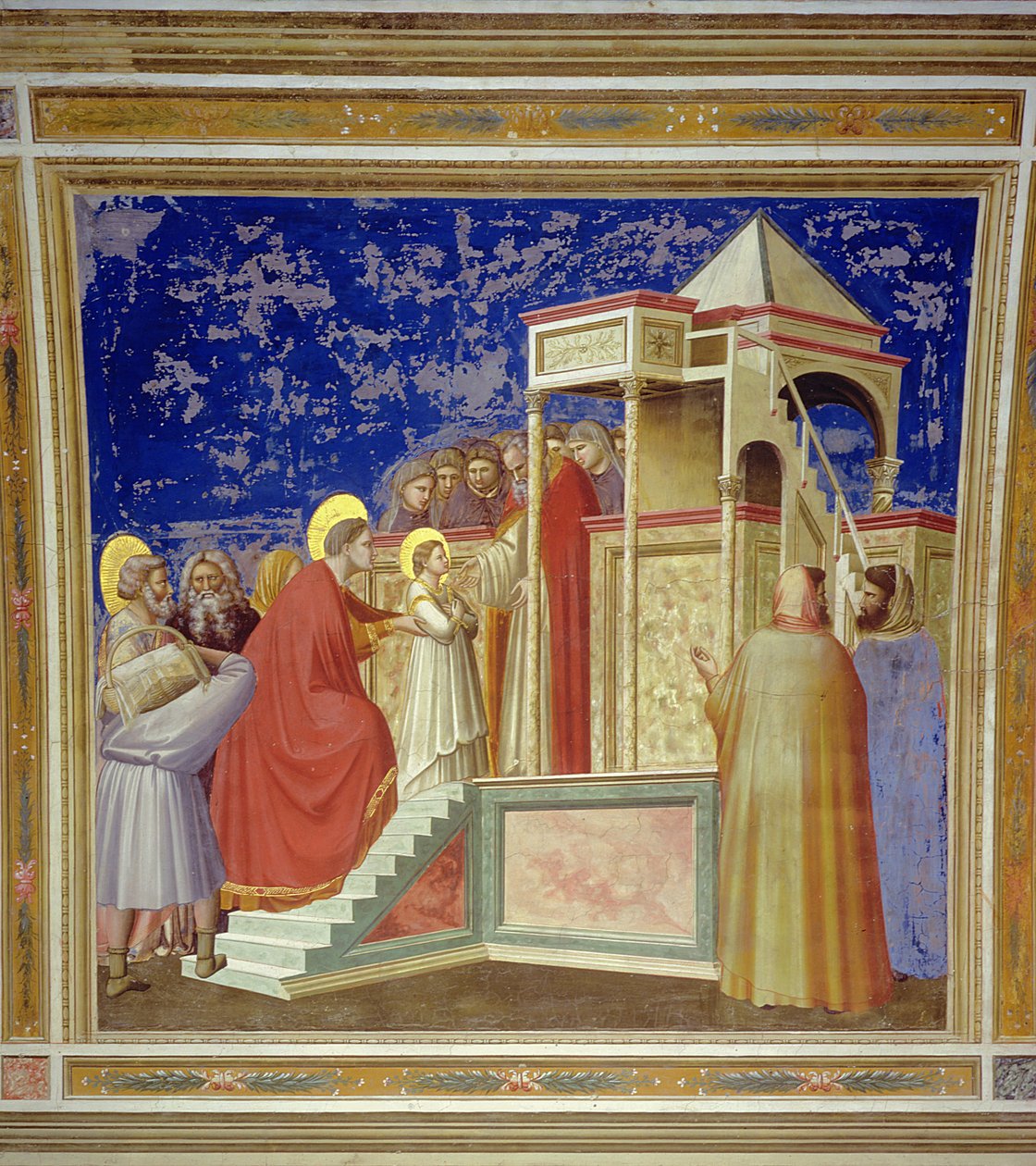Uvedení Panny Marie do chrámu, c.1305 od Giotto di Bondone