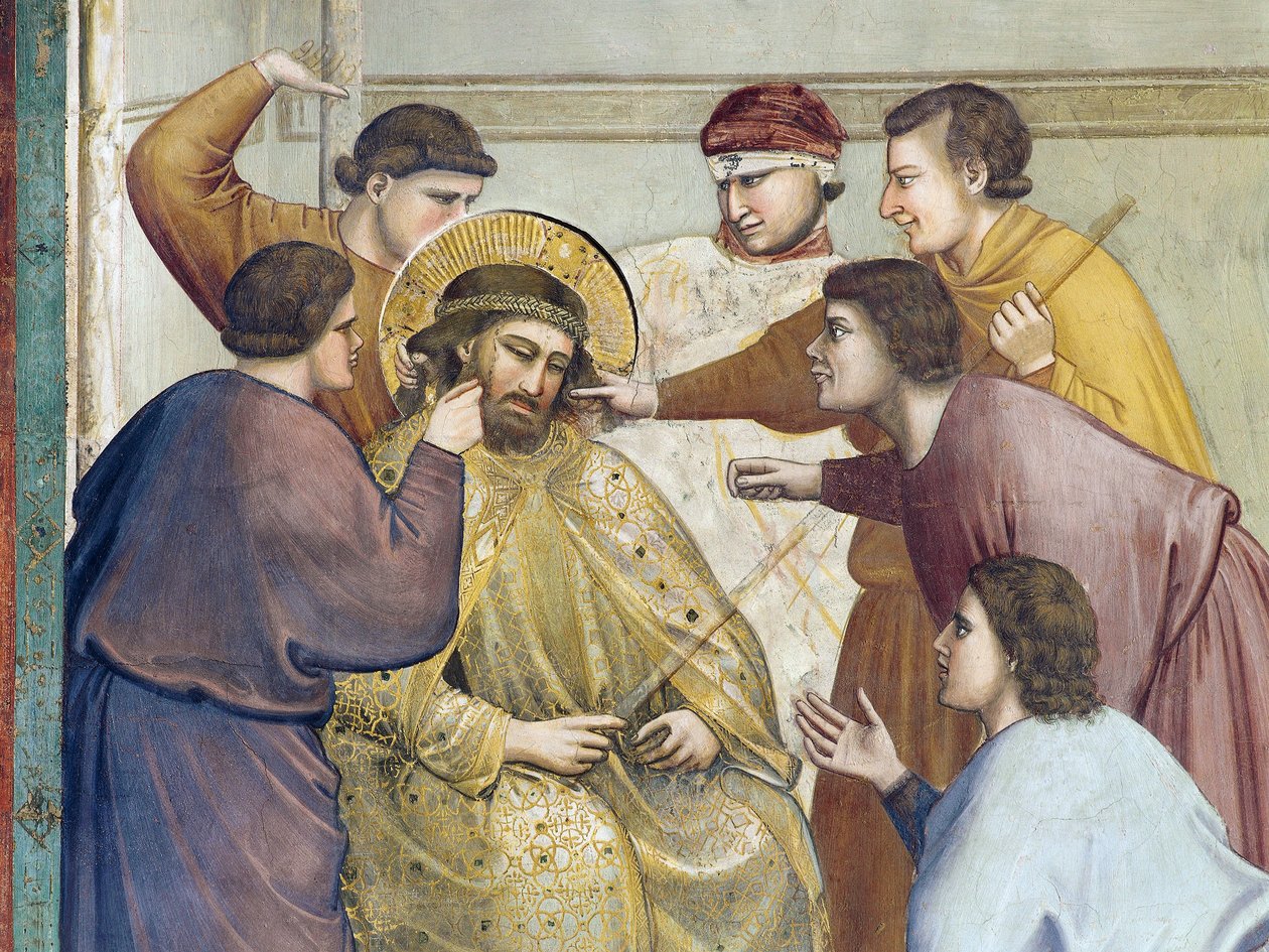 Bičování Krista, Detail ze života a umučení Krista, Giotto od Giotto (c.1266 1337)