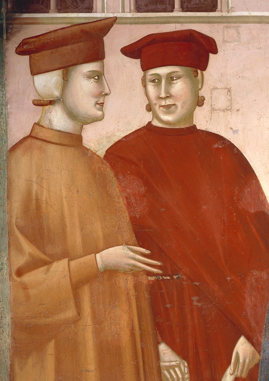 Itálie, oblast Umbrie, Assisi, bazilika svatého Františka z Assisi od Giotto (c.1266 1337)