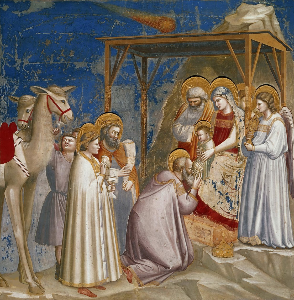 Klanění mudrců od Giotto (c.1266 1337)
