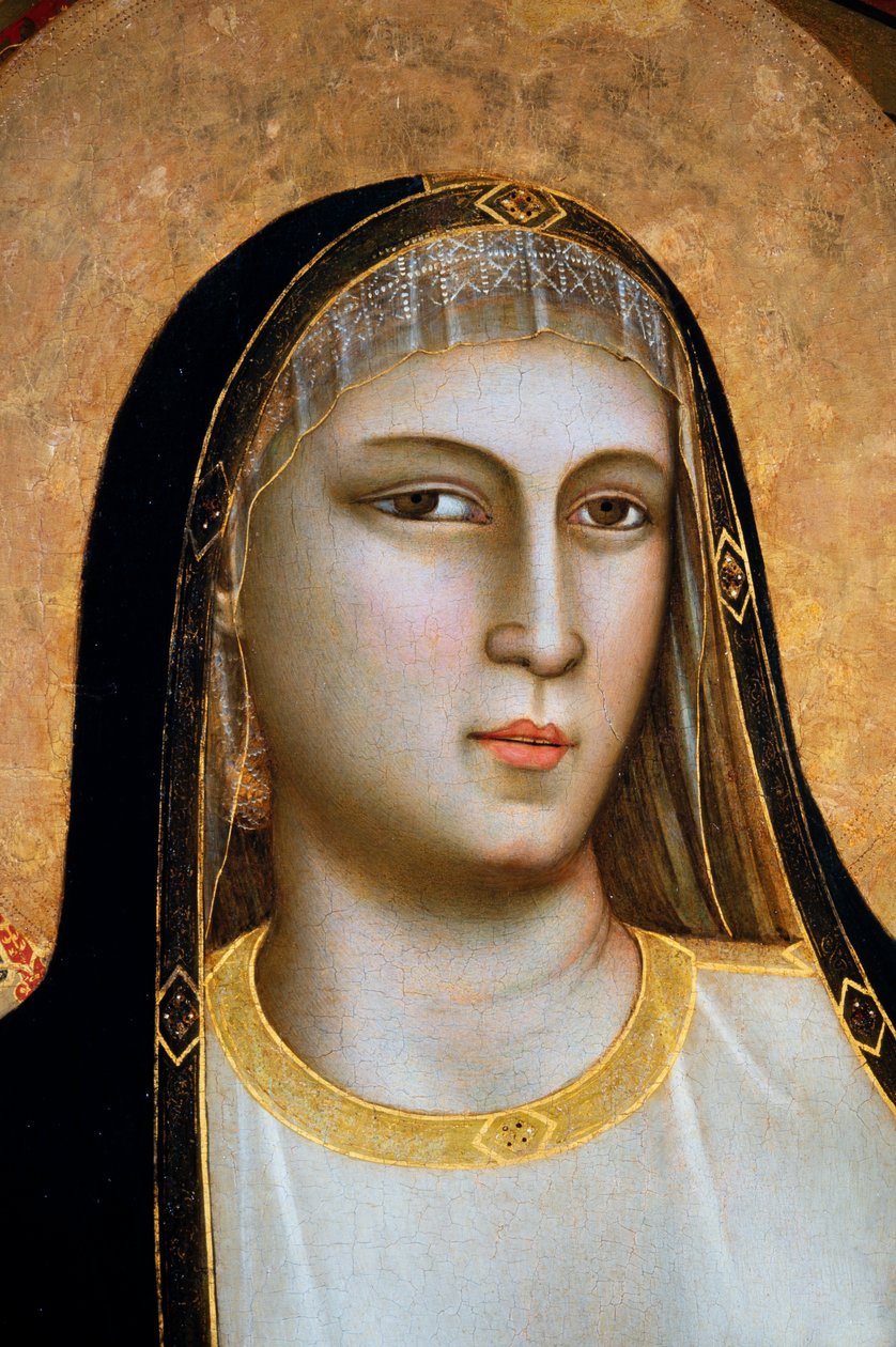 Madonna di Ognissanti, kolem 1310 (tempera na dřevě) od Giotto (c.1266 1337)