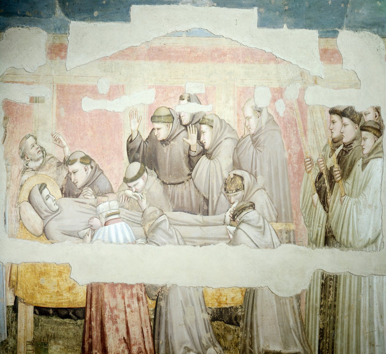 Smutek svatého Františka od Giotto (c.1266 1337)