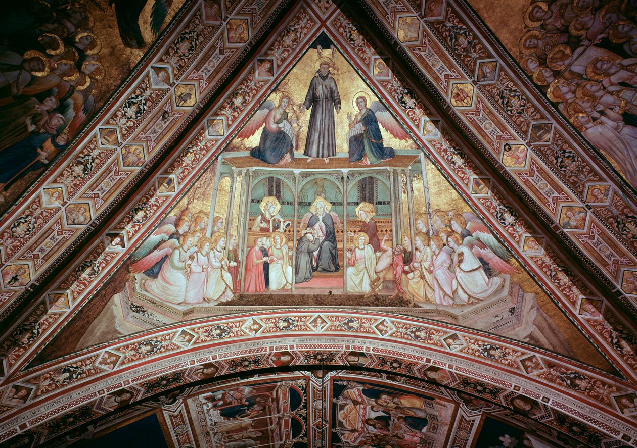 Alegorie poslušnosti (Fresco od Giotto (c.1266 1337)