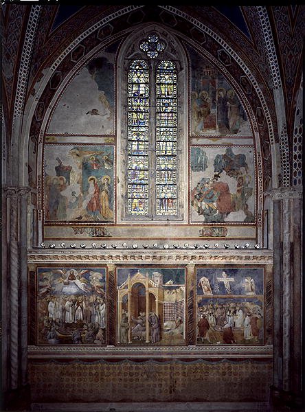 Výjevy ze života Kristova a Cyklus svatého Františka od Giotto (c.1266 1337)