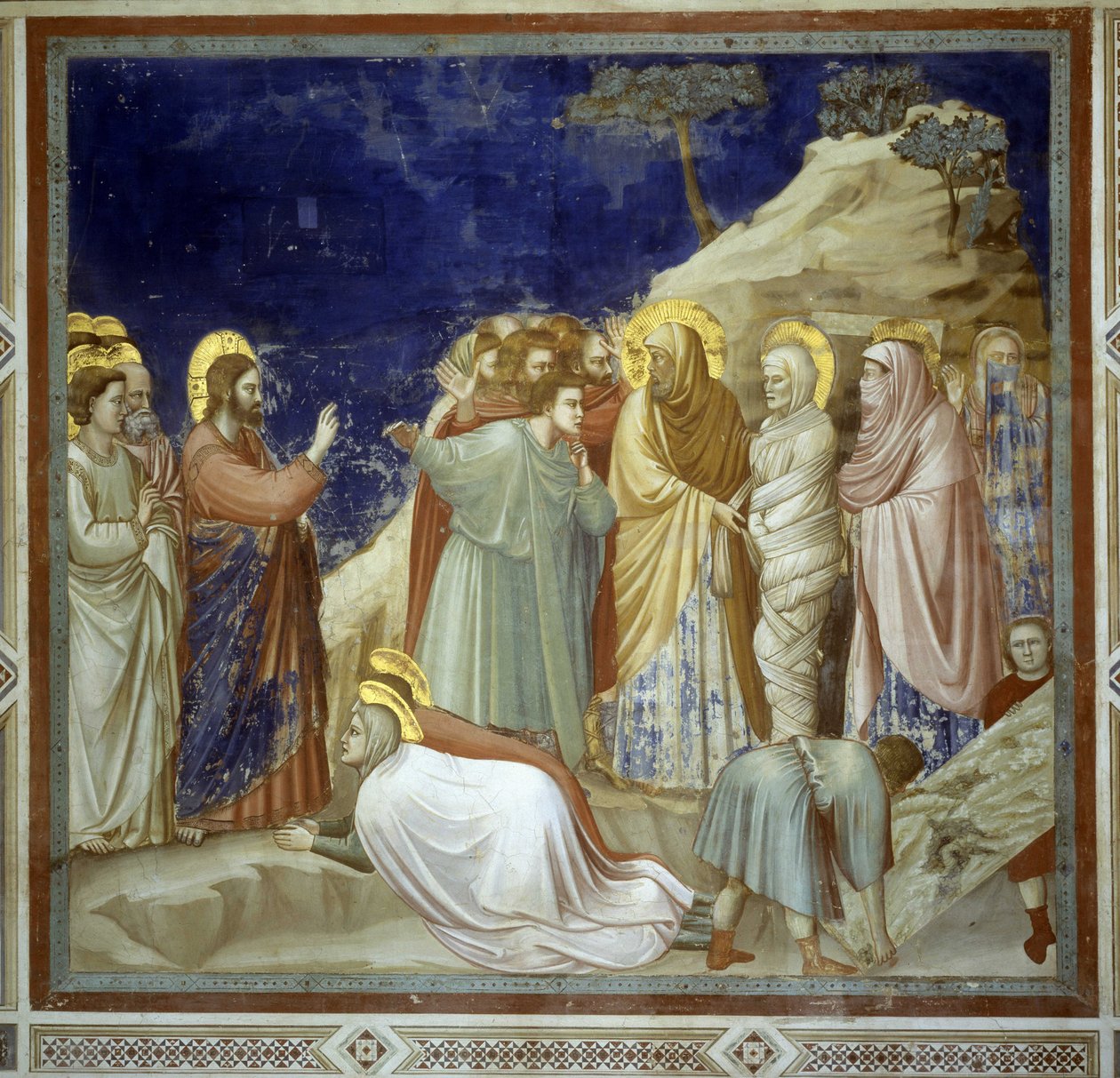 The Raising of Lazarus, c.1305 (freska) od Giotto (c.1266 1337)