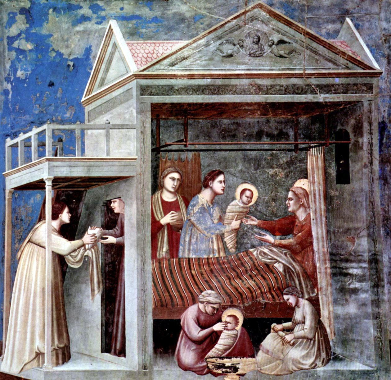Narození Panny Marie od Giotto
