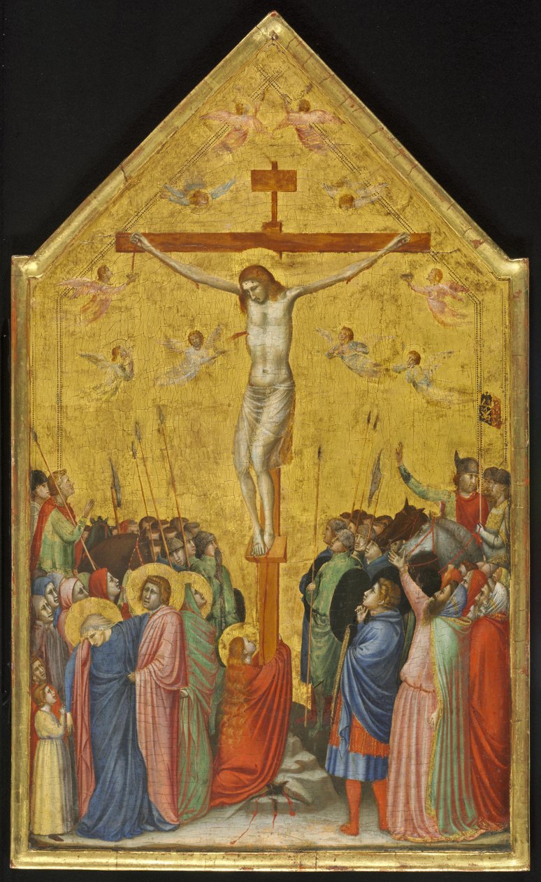 Německy: Die Kreuzigung Christi Ukřižování Krista od Giotto