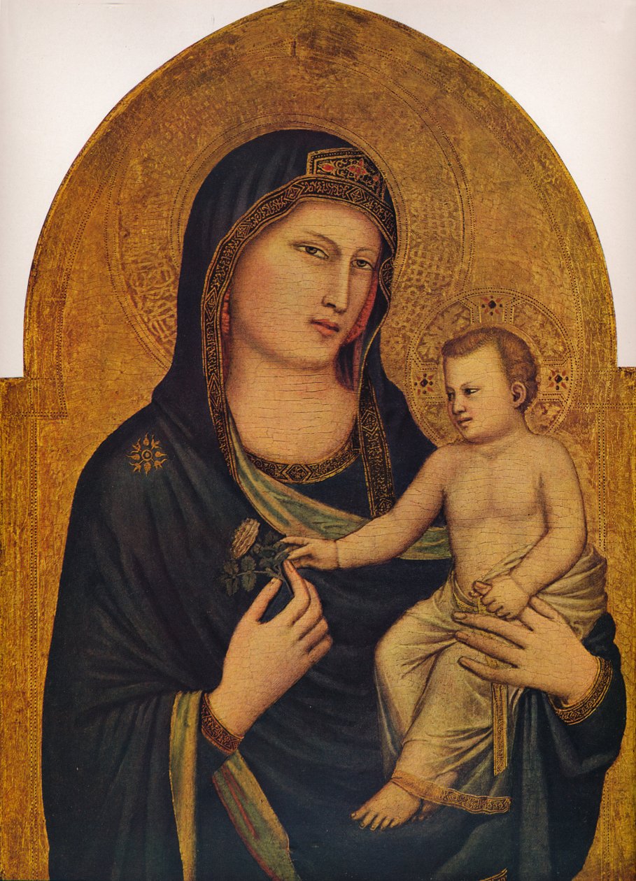 Madona s dítětem, 1310-1315 od Giotto di Bondone