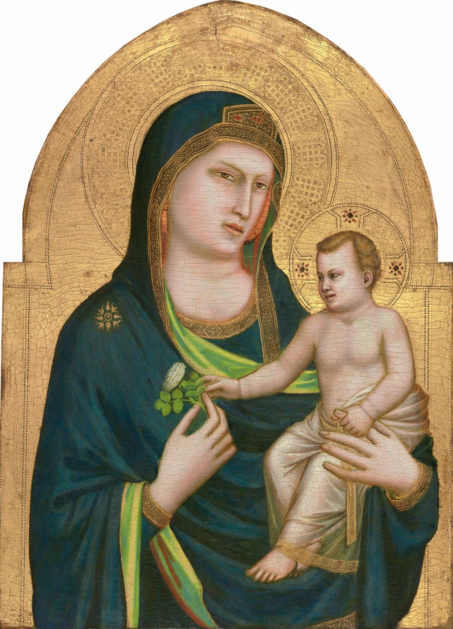 Madonna a dítě, c. 13101315. od Giotto