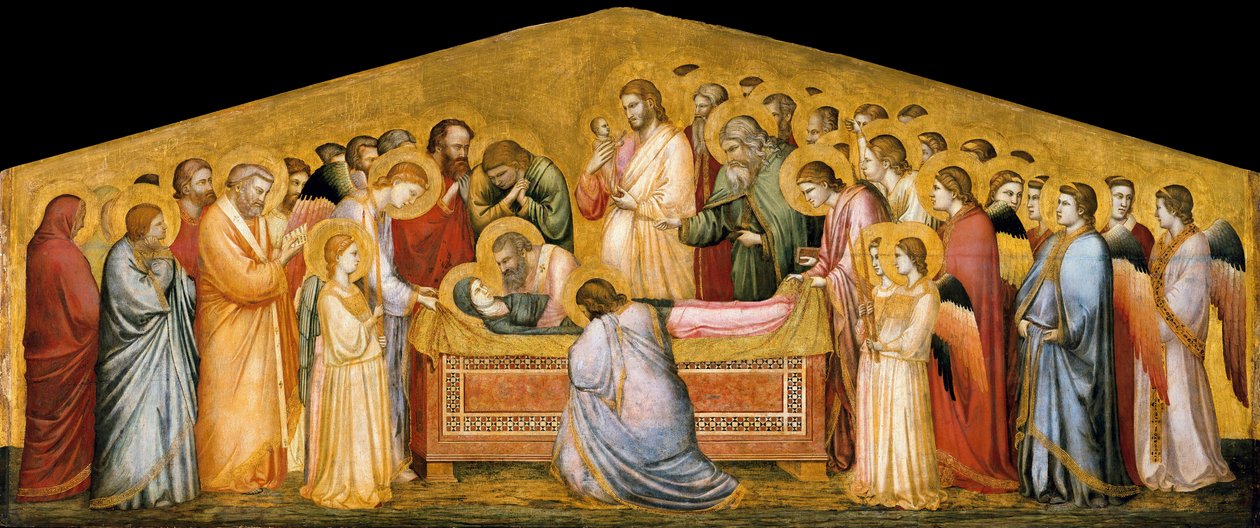 Pohřbení Marie od Giotto