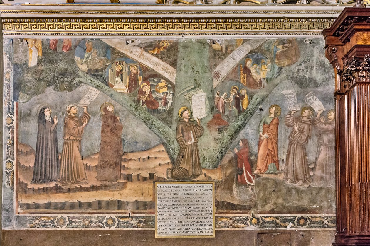Strom života, pravá transept od Giotto di Bondone (style of)