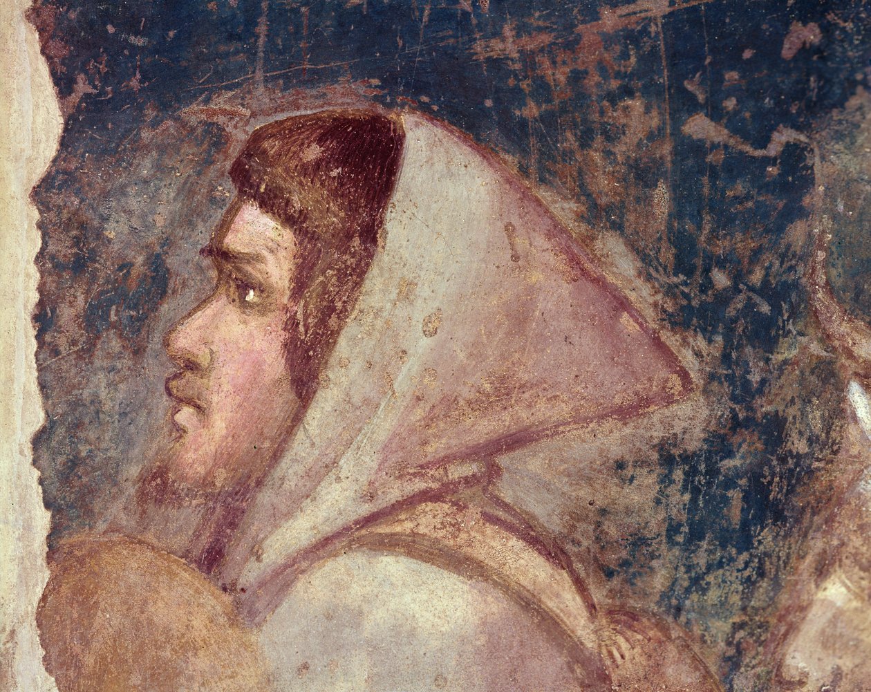 Hlava pastýře od Giotto di Bondone