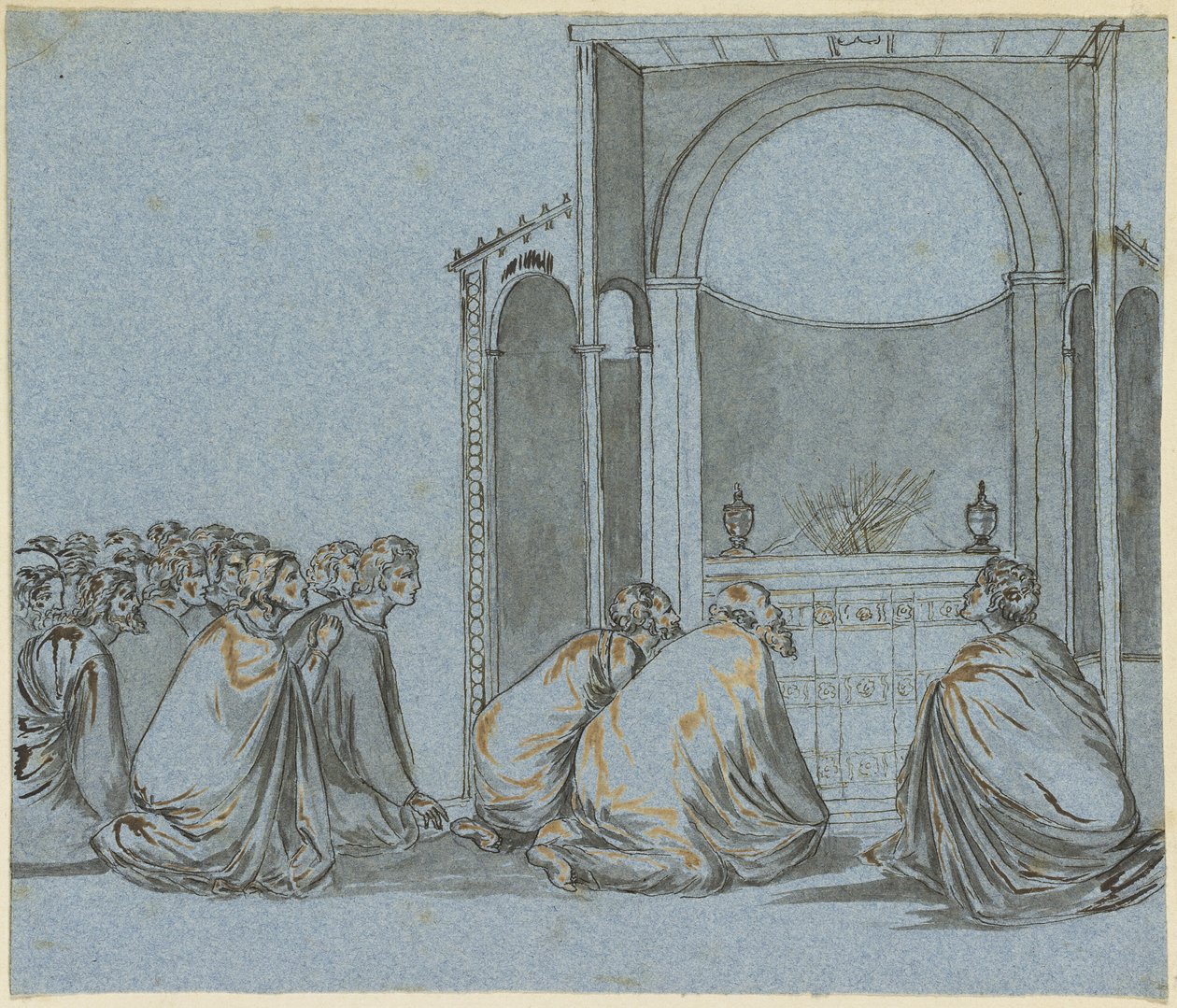 Modlitba za rozkvět prutů od Giotto di Bondone