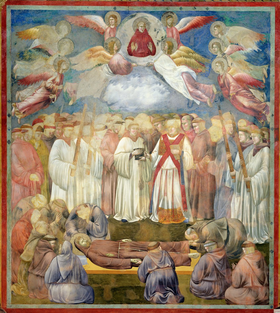 Smrt svatého Františka, 1297-99 od Giotto di Bondone