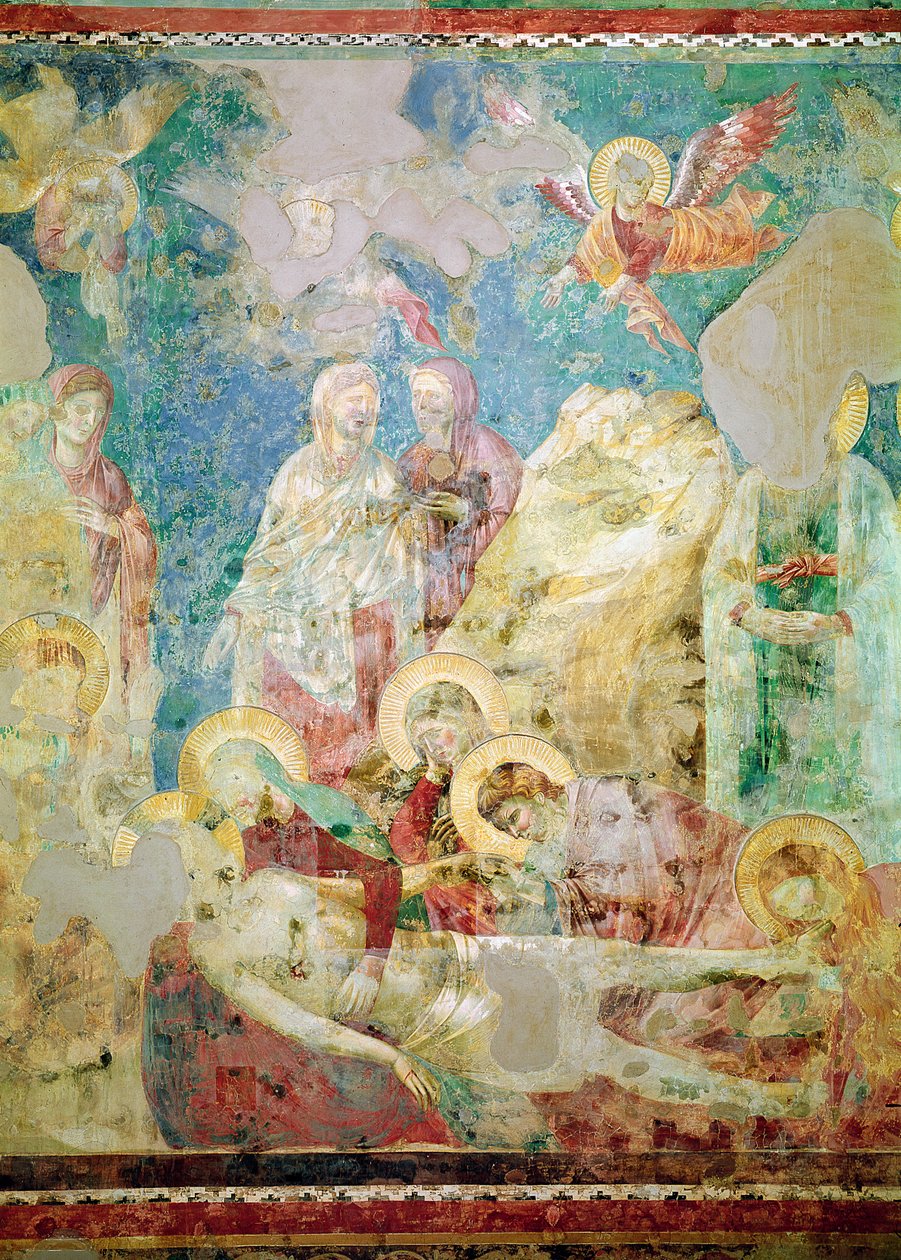Oplakávání Krista, c. 90. léta 13. století od Giotto di Bondone