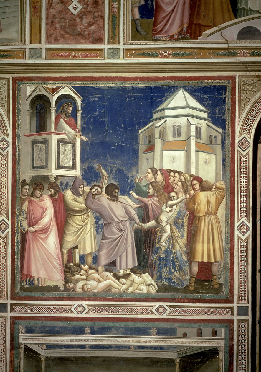 Masakr neviňátek, c.1305 od Giotto di Bondone