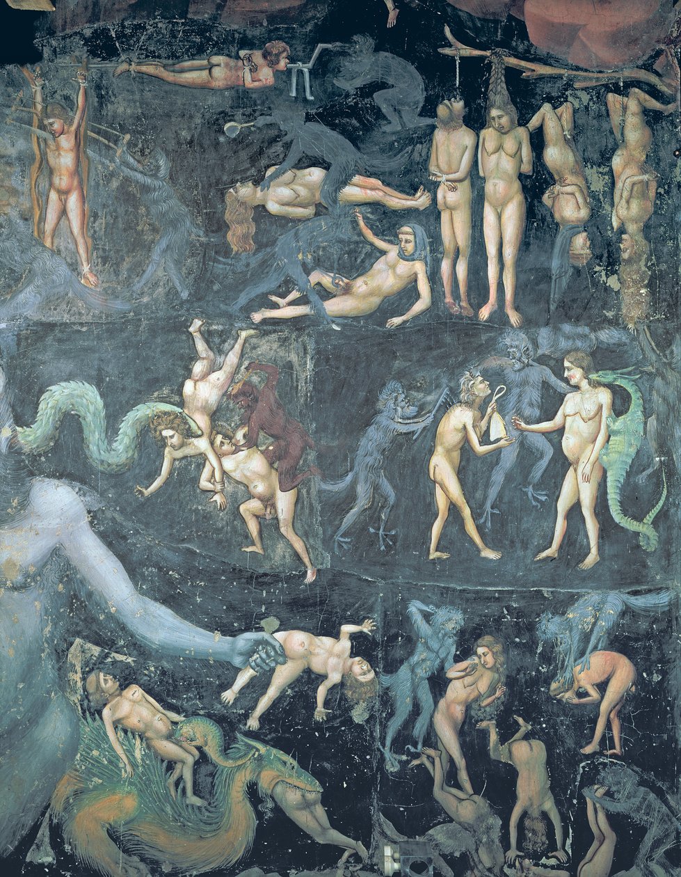 The Last Judgement, c.1305 (detail of 65227) od Giotto di Bondone