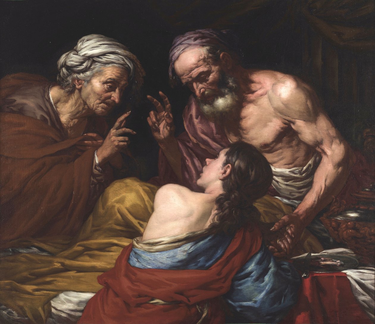 Isaac žehná Jacobovi od Giovan Battista Langetti