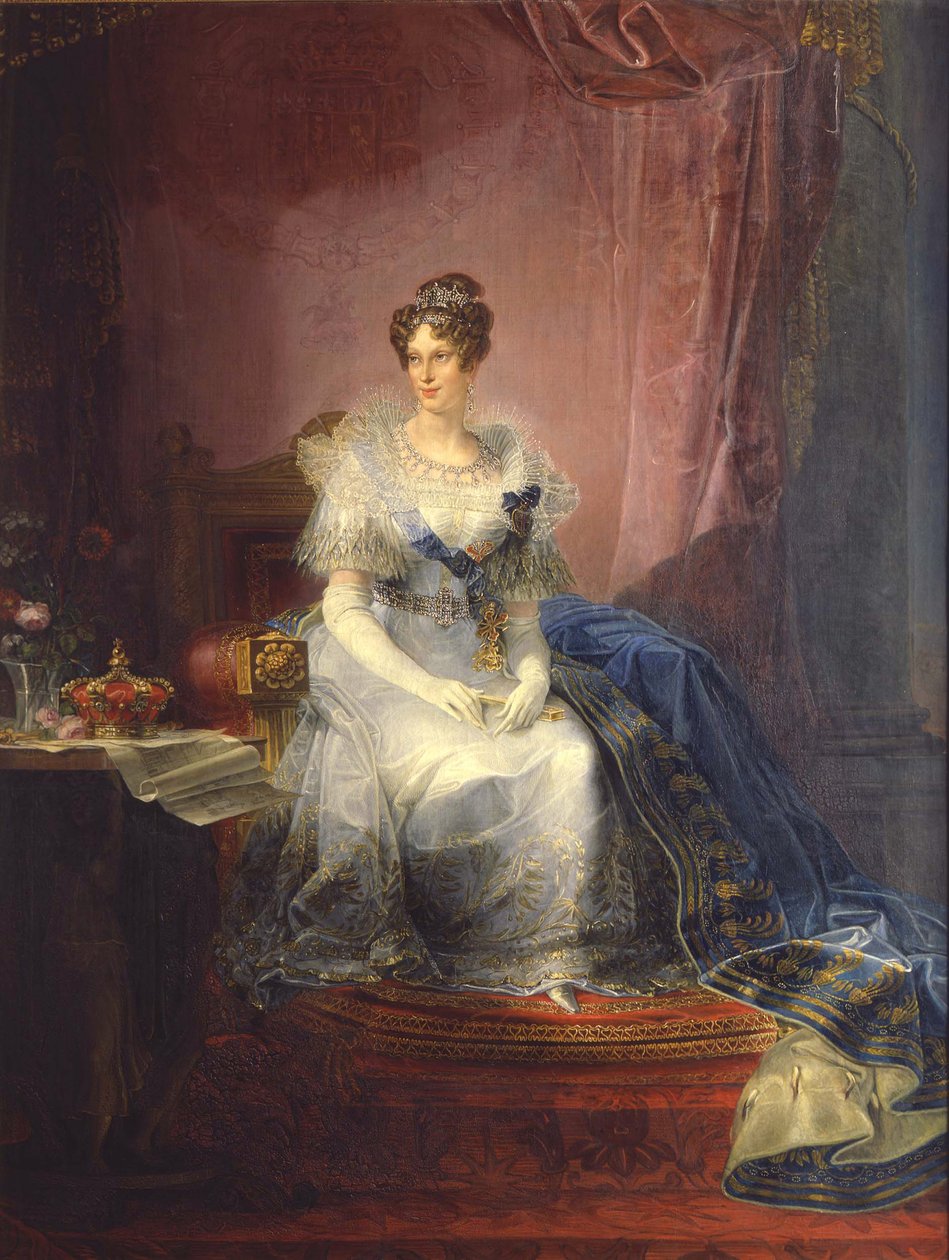 Portrét Marie-Louise Rakouska 1791-1847, vévodkyně z Parmy, 1837-1839 od Giovan Battista Borghesi