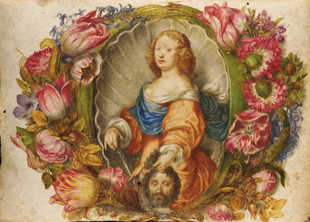 Portrét velkovévodkyně Vittoria della Rovere jako Judith od Giovanna Garzoni