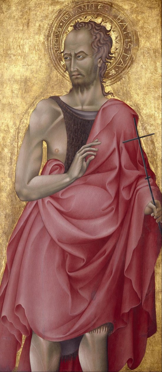 Svatý Jan Křtitel od Giovanni di Paolo