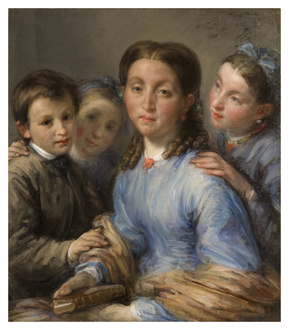 Rodina Caccia od Giovanni Carnovali