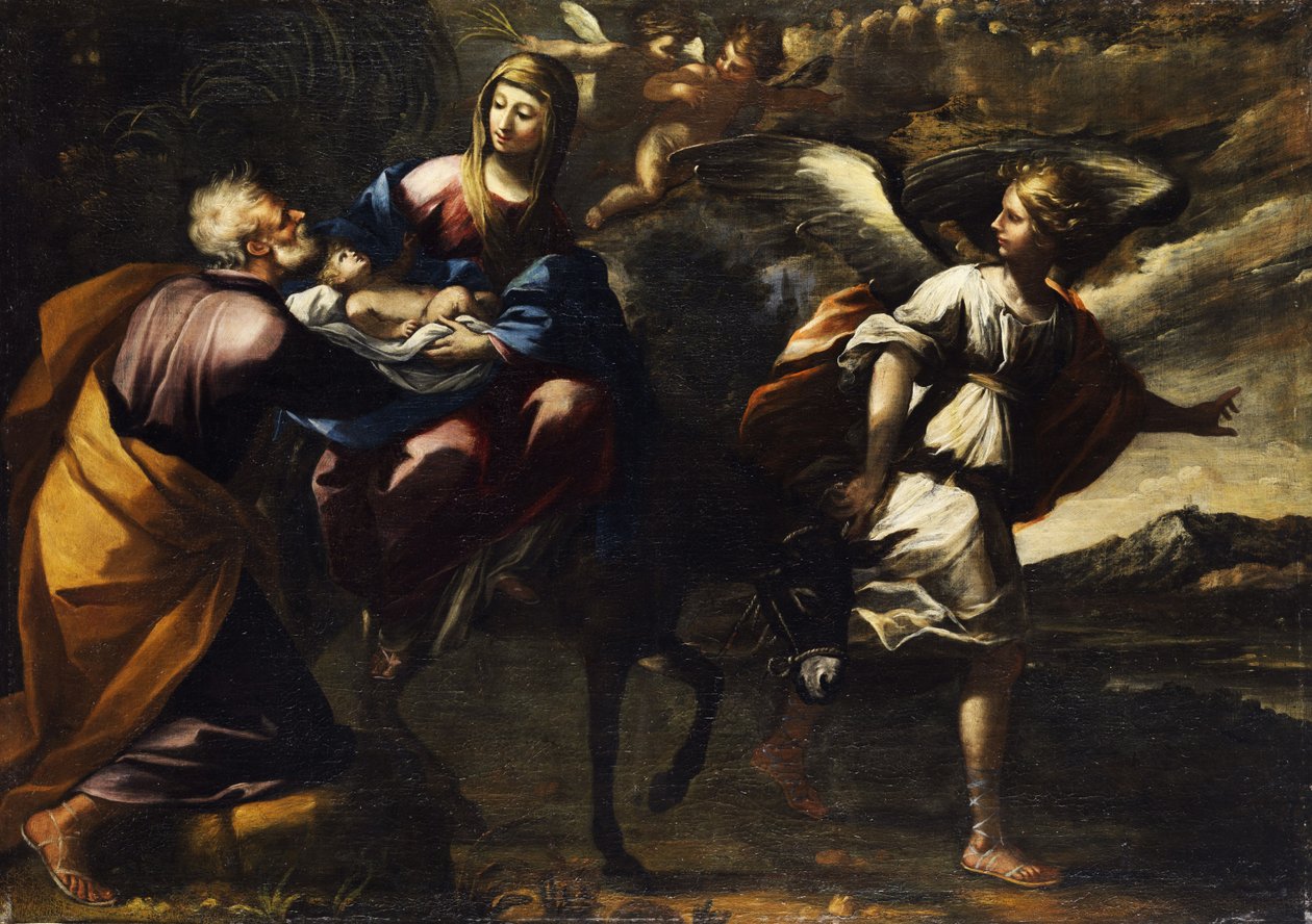 Útěk do Egypta od Giovanni Andrea Donducci