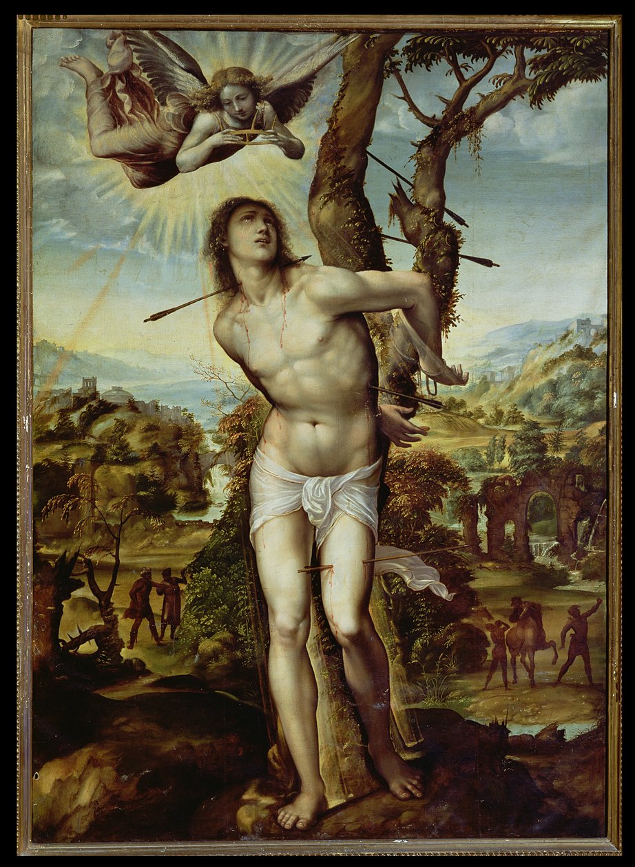 Svatý Šebestián od Giovanni Antonio Bazzi Sodoma